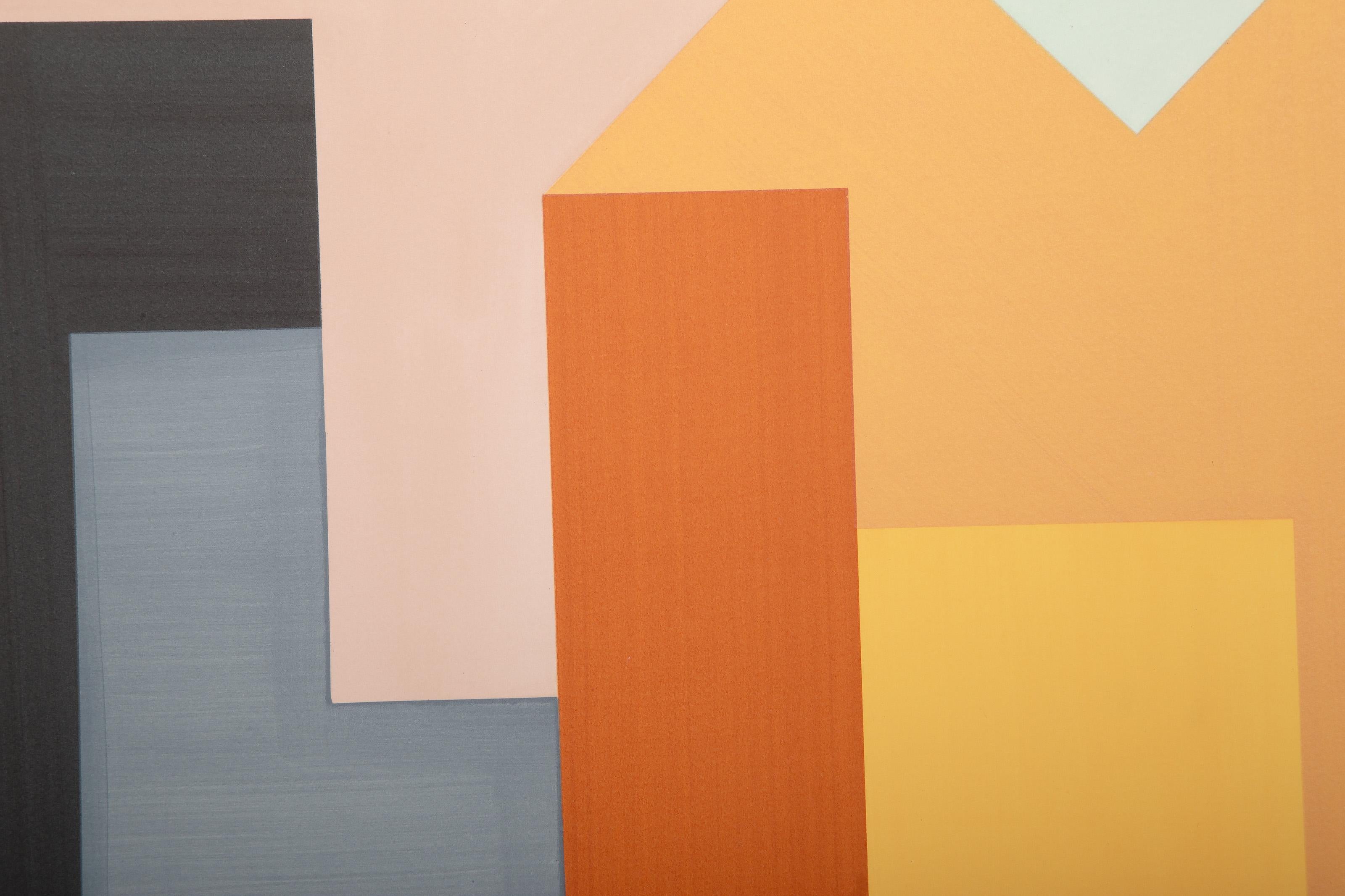 Composition, Abstract Geometric Screenprint by Stuart Shedletsky For Sale 1