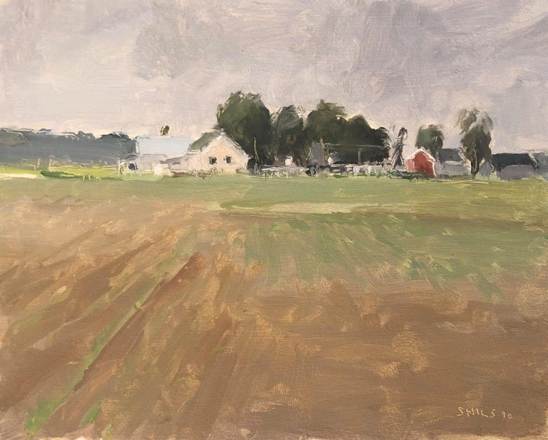 Stuart Shils Landscape Painting - Rural landscape