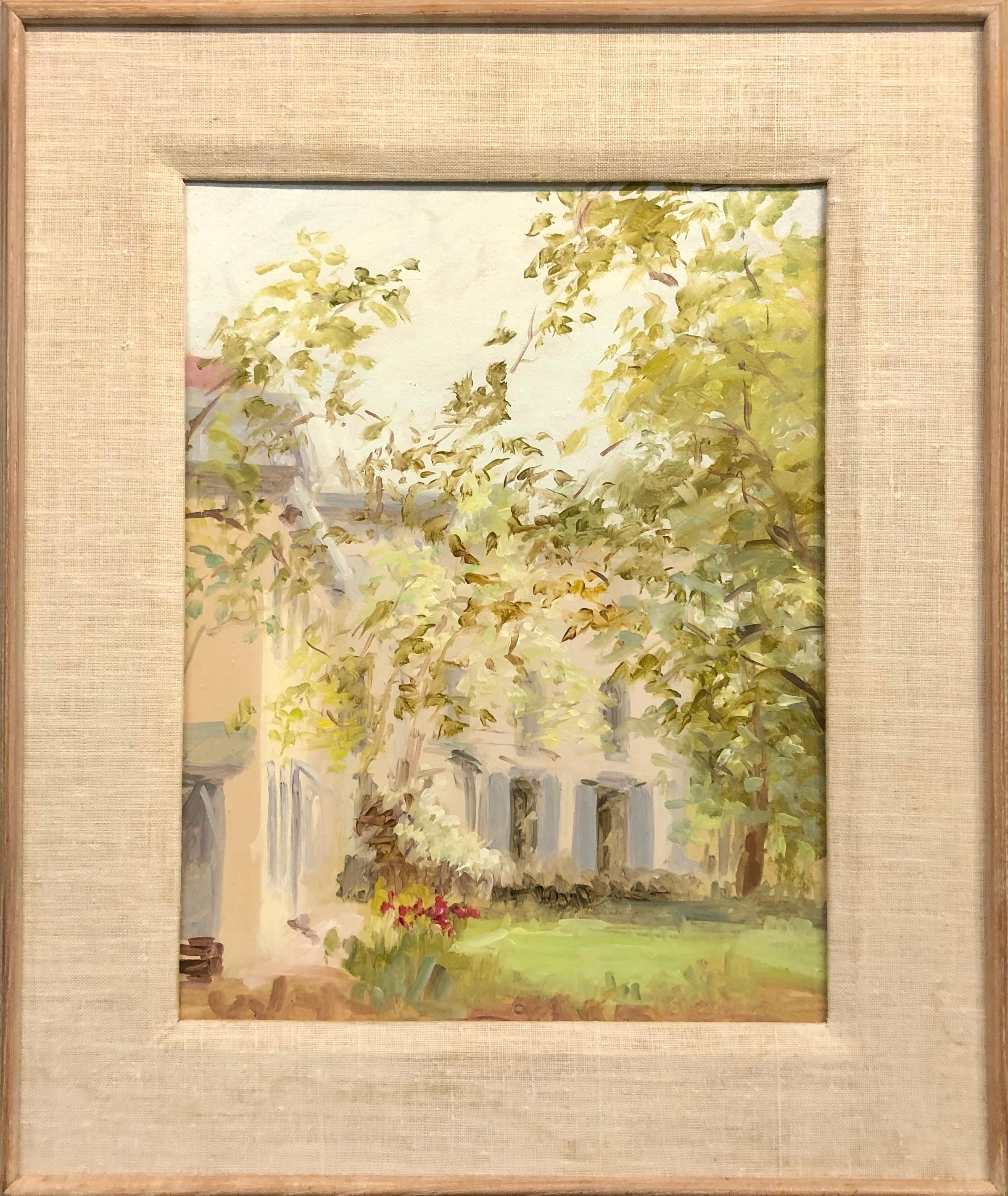 Ohne Titel – Impressionistisches Pleinair-Landschaftsgemälde
