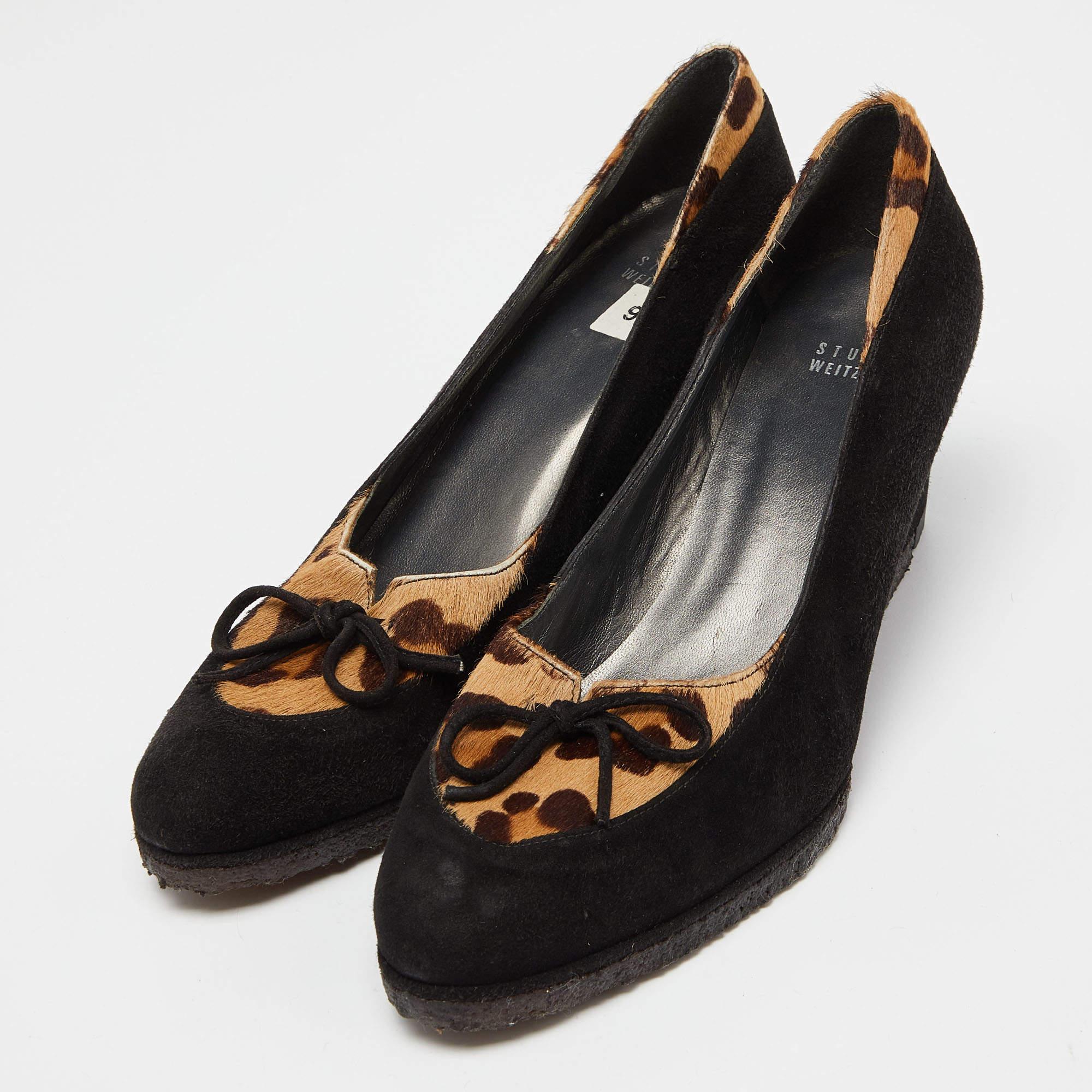Complement your well put together outfit with these authentic Stuart Weitzman shoes. Timeless and classy they have an amazing construction for enduring quality and comfortable fit.