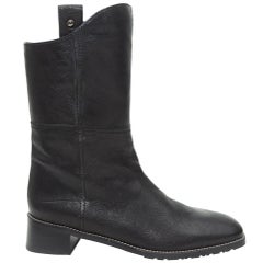 Used Stuart Weitzman Black Leather Boots