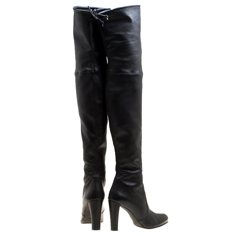 stuart weitzman boots highland black