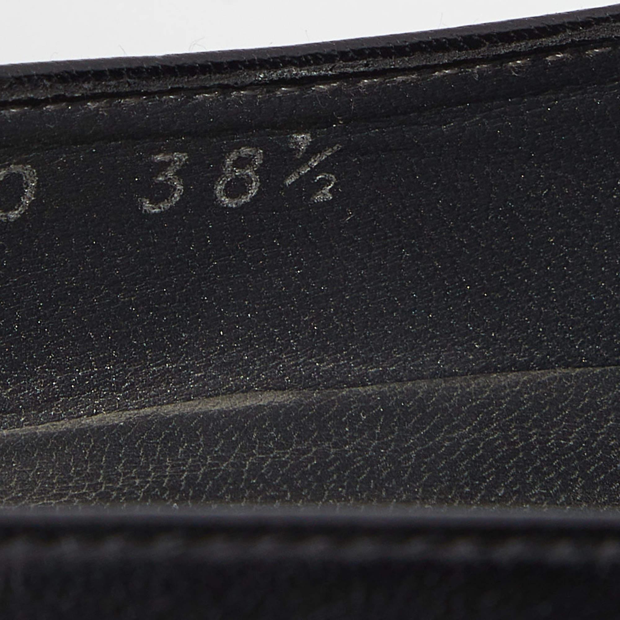 Stuart Weitzman - Décolleté con plateau in pelle nera misura 38,5 in vendita 3