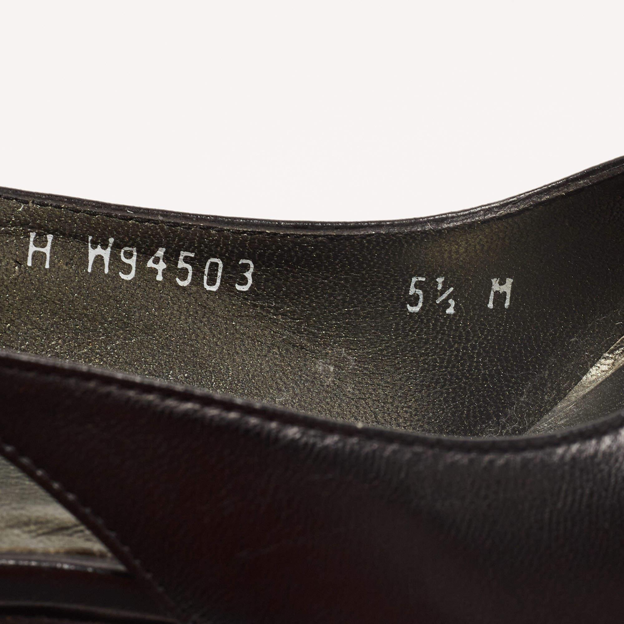 Stuart Weitzman - Escarpins à plateforme en cuir noir - Taille 36 en vente 3
