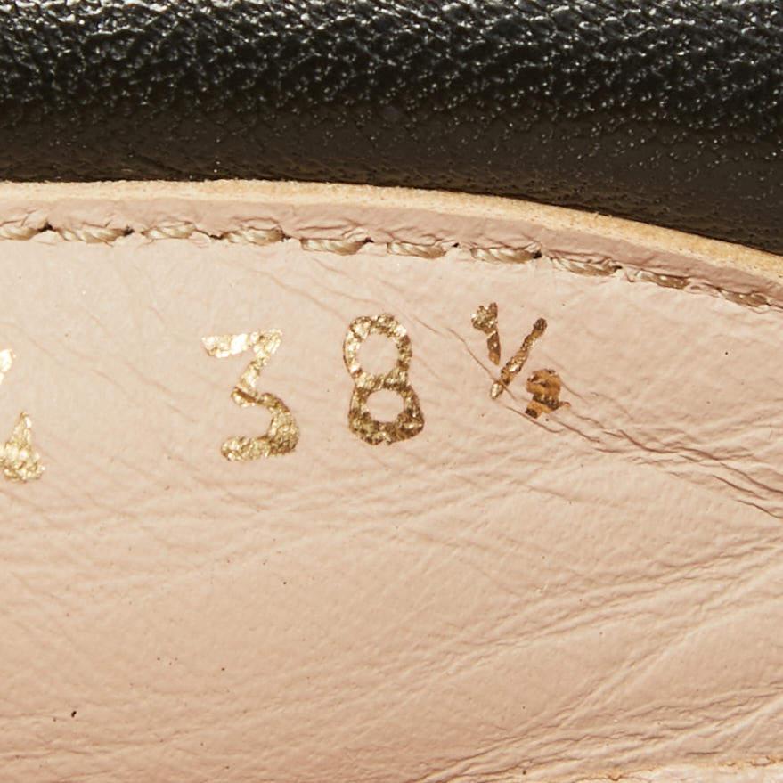 Stuart Weitzman - Baskets à enfiler en cuir noir - Taille 38,5 en vente 3