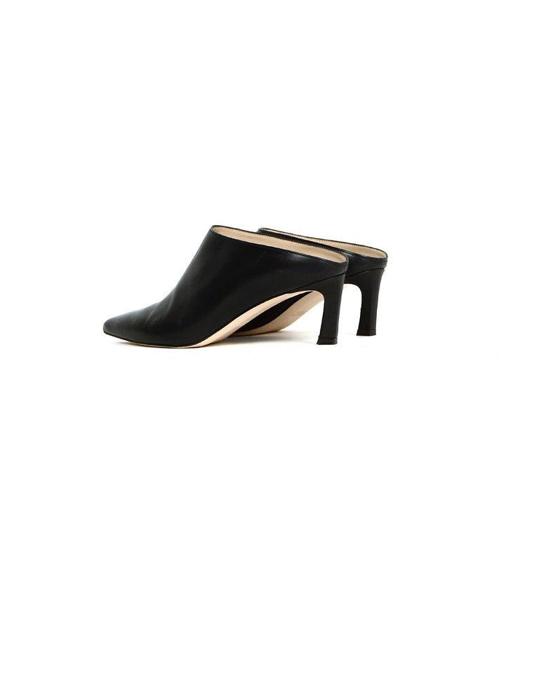 Stuart Weitzman Black Leather