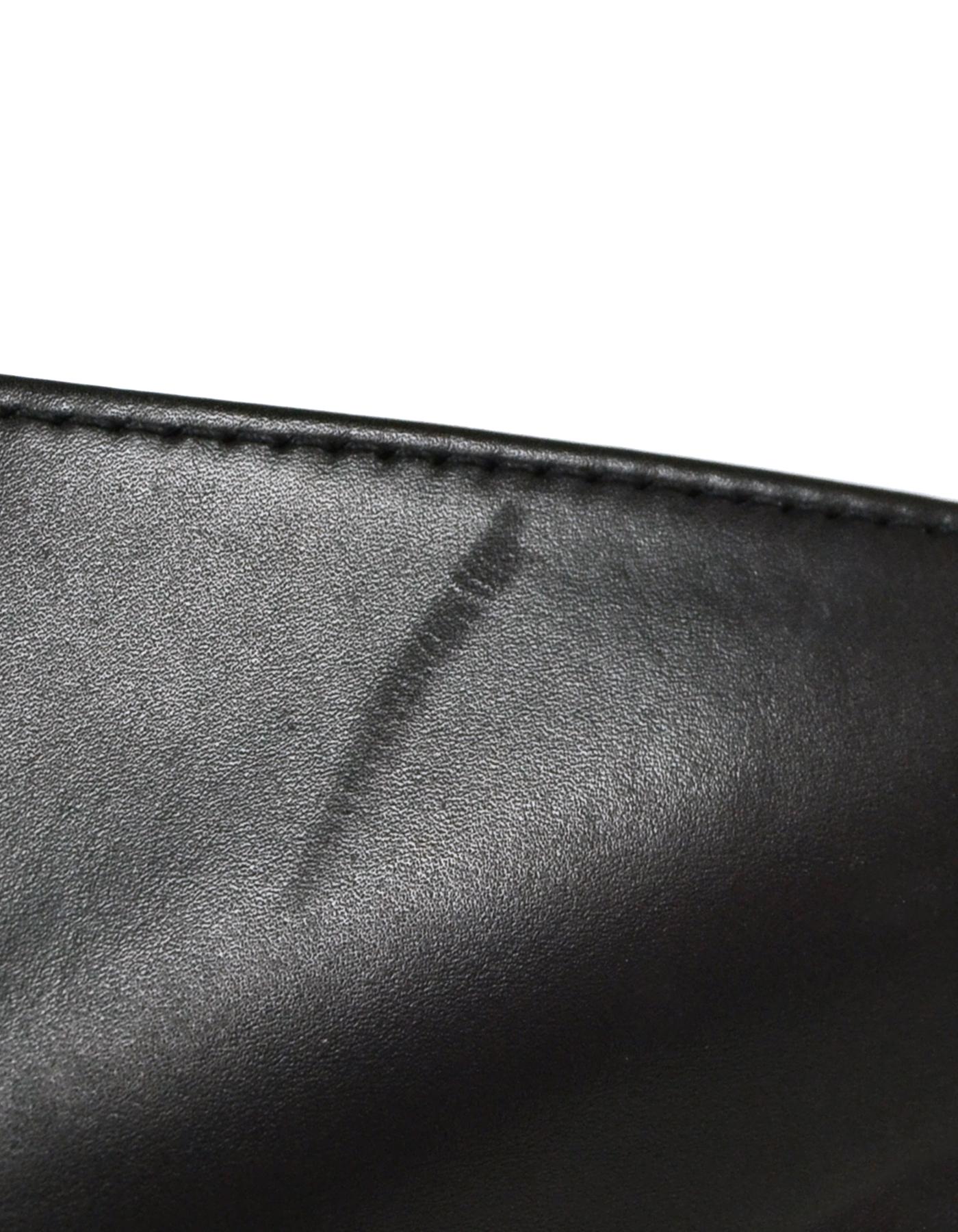 Stuart Weitzman Black Leather 