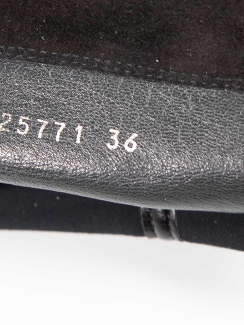 Stuart Weitzman Black Suede Knee High 5050 Boots Size IT 36 For Sale 3