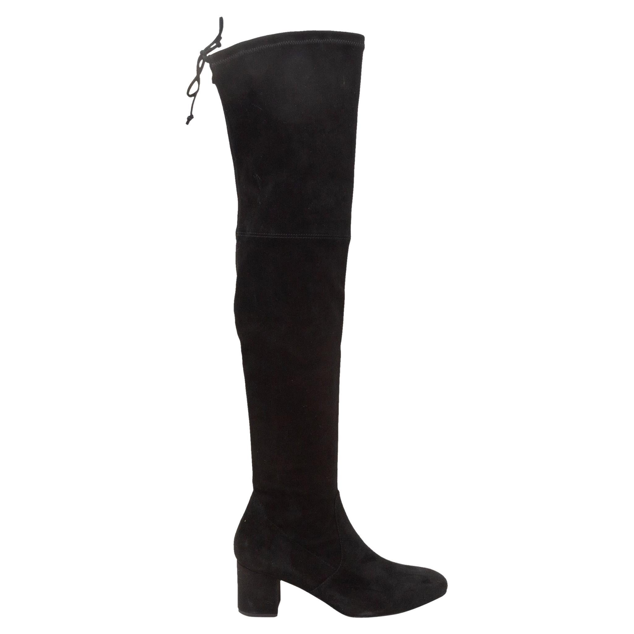 stuart weitzman grey suede boots