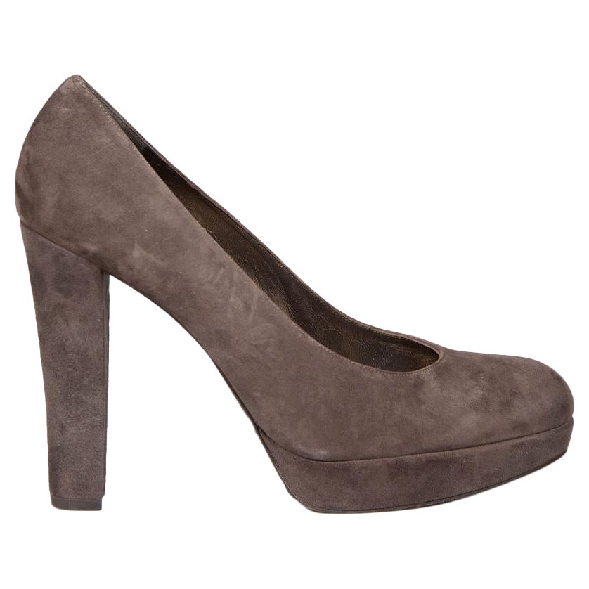 Stuart Weitzman Brown Suede Strongswoon Heels Size US 11