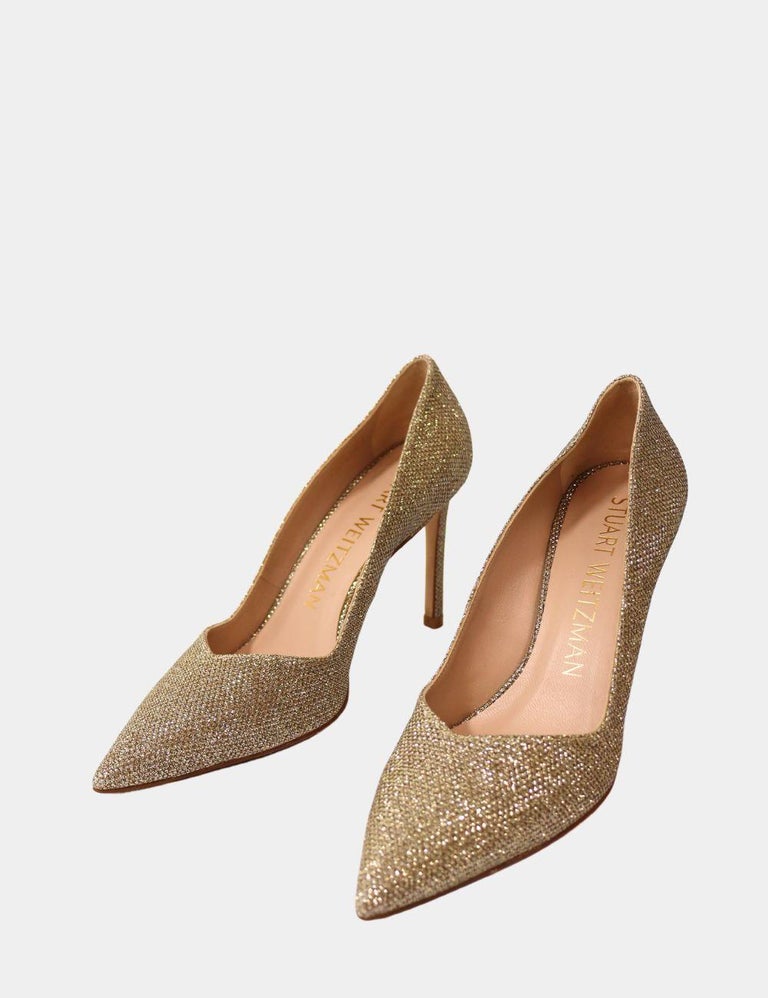 Escarpins Stuart Weitzman En Daim émeraude Taille 39 - Neufs Avec Boîte - Talon Haut Cône