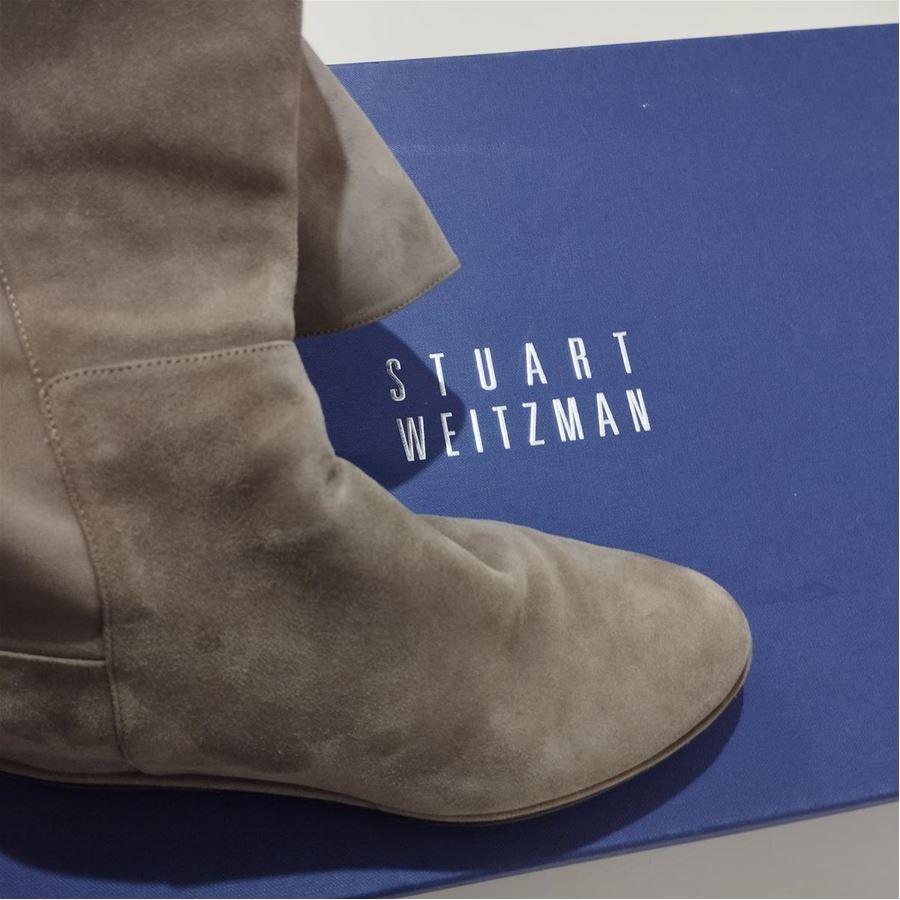 Stuart Weitzman hochhackige Stiefel Größe 36 Damen im Angebot