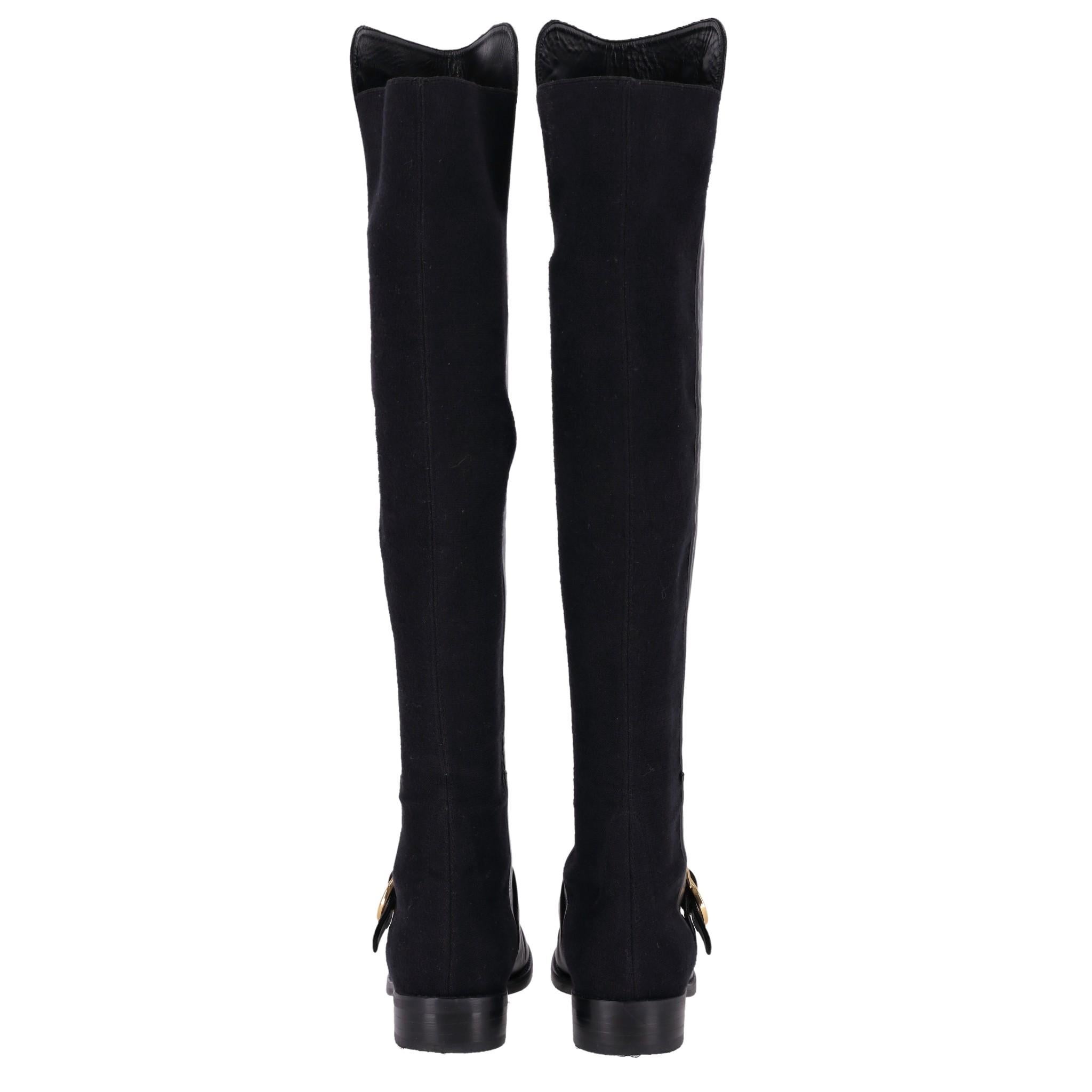 Stuart Weitzman Over-The-Knee Leather Boots For Sale 1