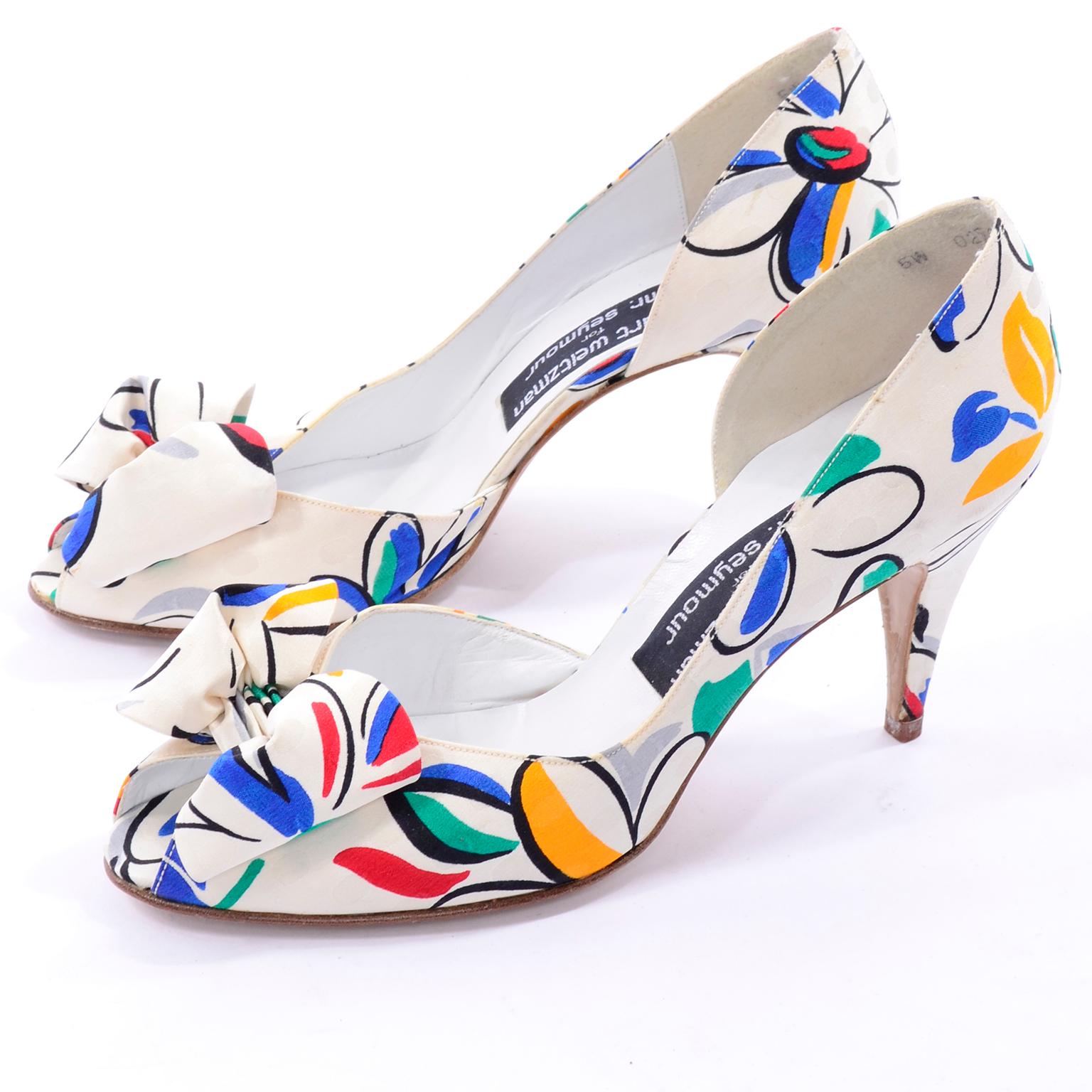 vintage floral shoes