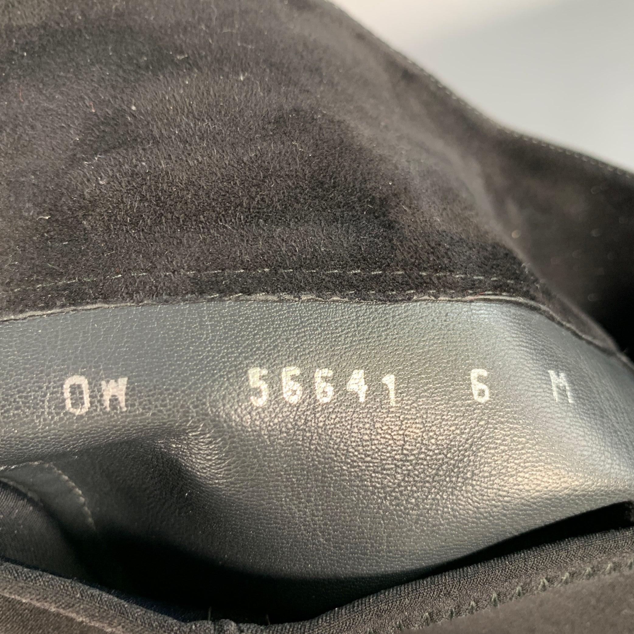 STUART WEITZMAN Size 6 Black Nylon Boots For Sale 2