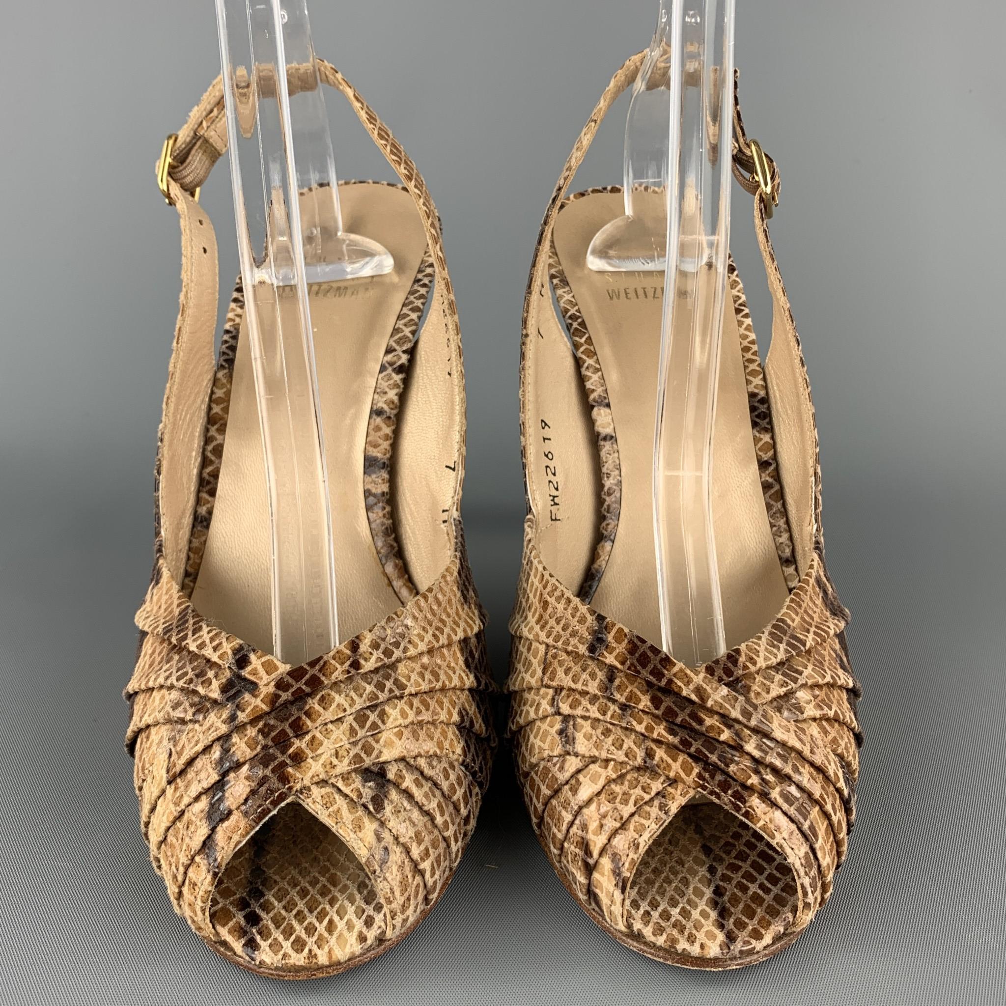 snake skin sandals