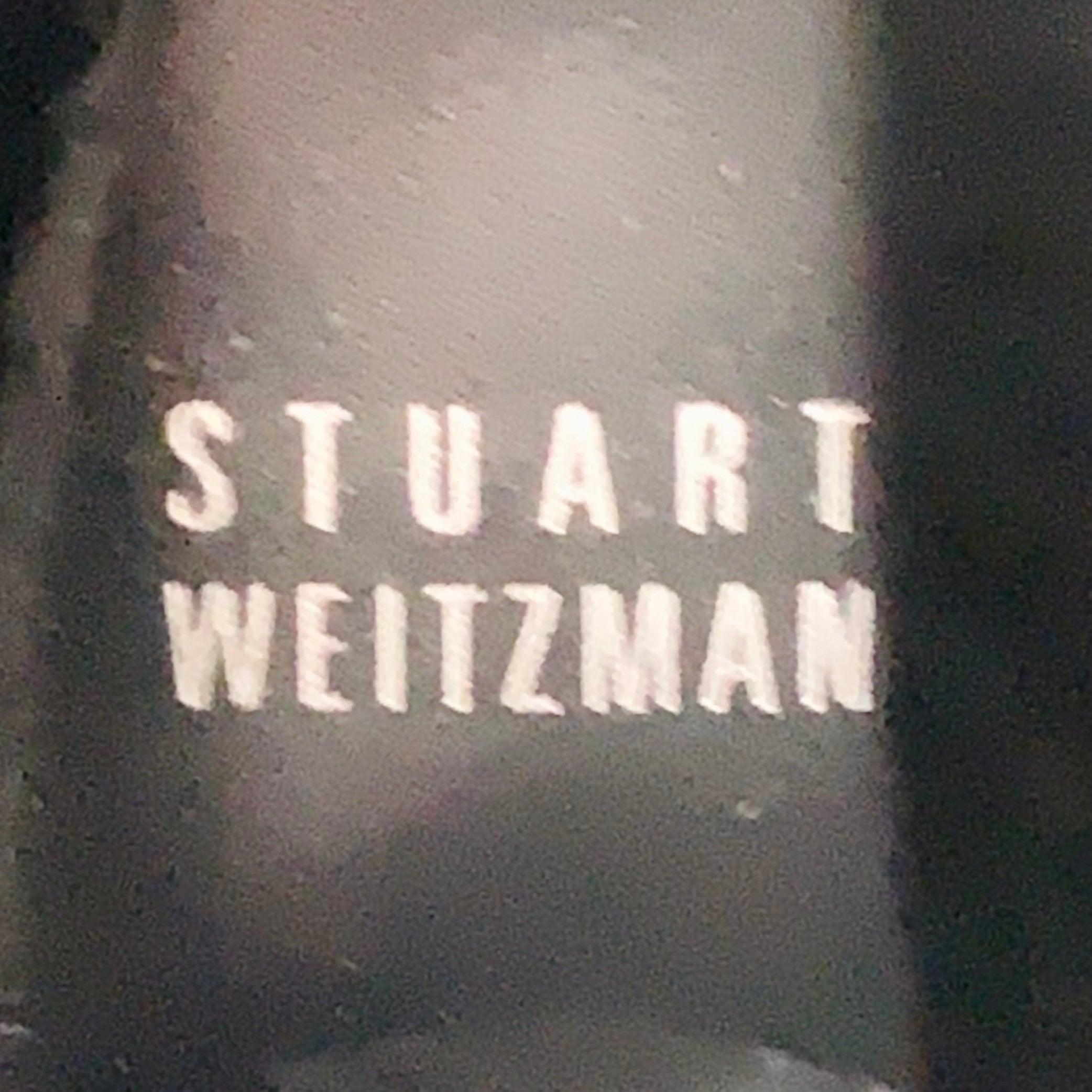 STUART WEITZMAN Größe 7.5 Schwarz Leder Wrap Around Pull On Stiefel im Angebot 3