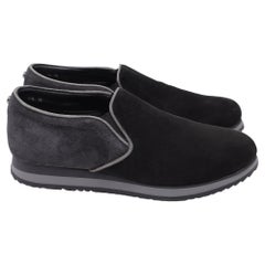 Stuart Weitzman Slip-On Sneakers in Black Suede