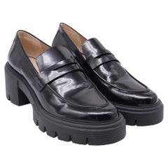 Mocassins Stuart Weitzman Soho en cuir noir