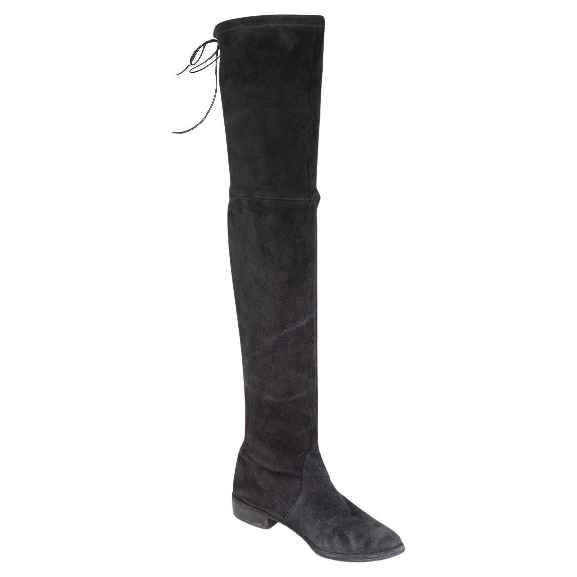 Stuart Weitzman Stuart Weitzman for Russell & Suede Knee High Boots Size IT 38.5 For Sale