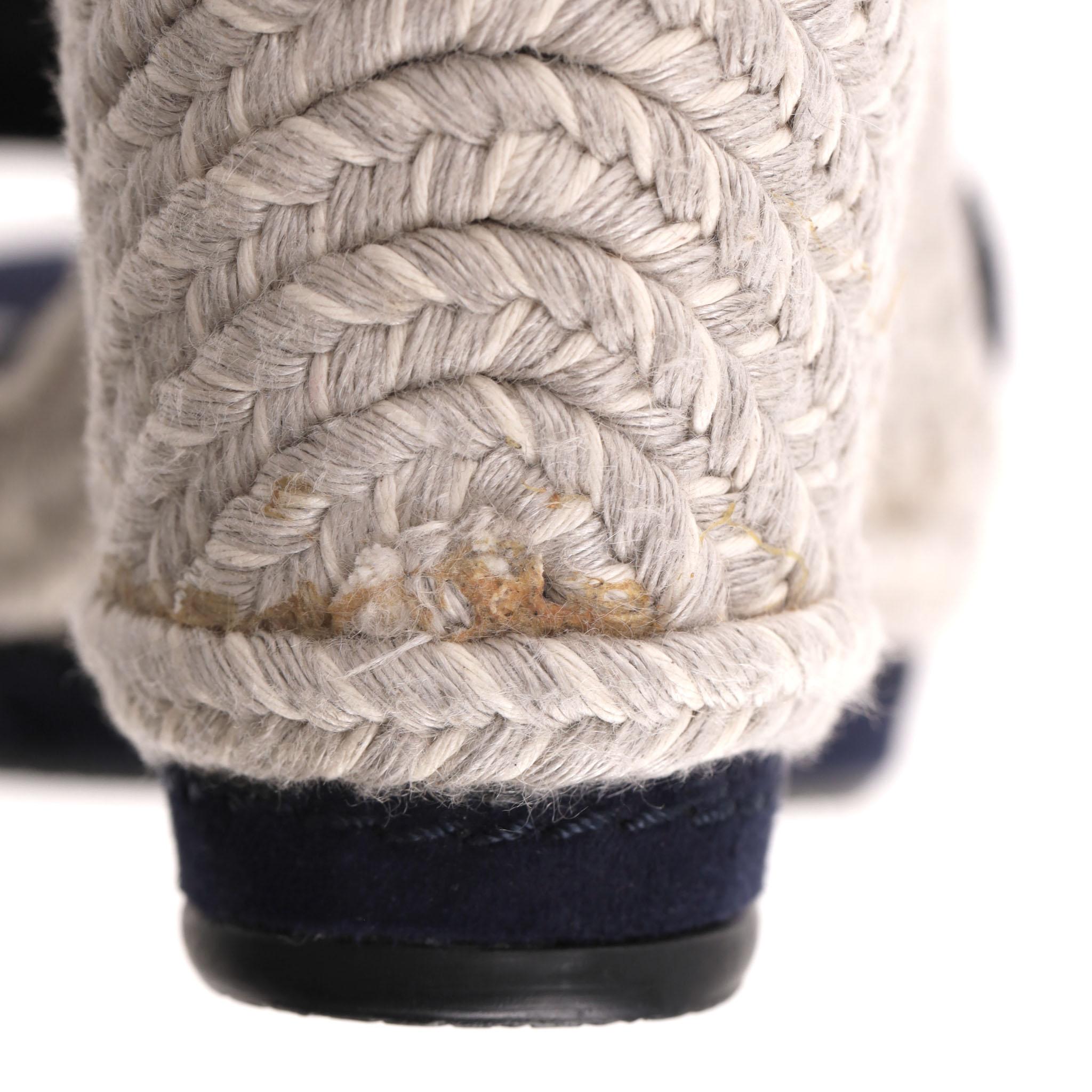 Stuart Weitzman 'Teddi' Suede Espadrille Wedge Sandals en venta 5