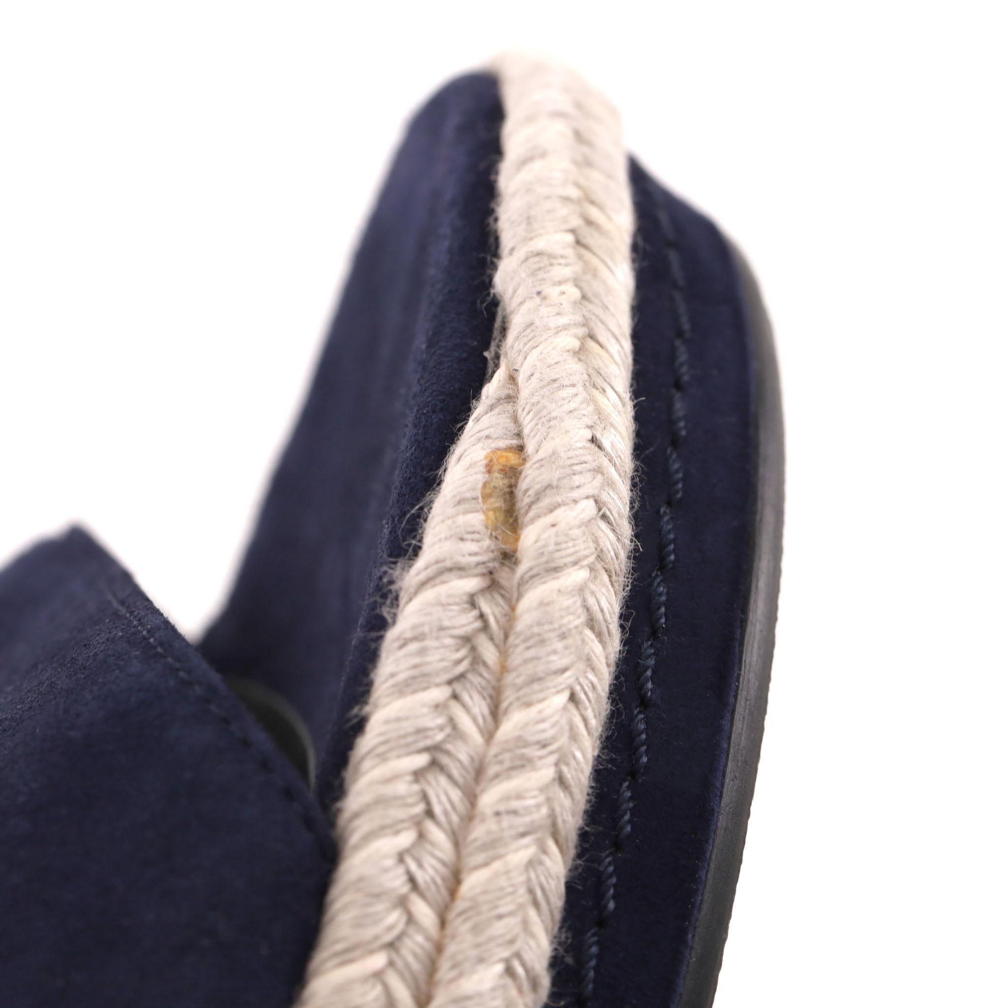 Stuart Weitzman 'Teddi' Suede Espadrille Wedge Sandals en venta 4