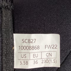 Stuart Weitzman Ultrastuart 100 Overknee-Stiefel aus schwarzem Satin