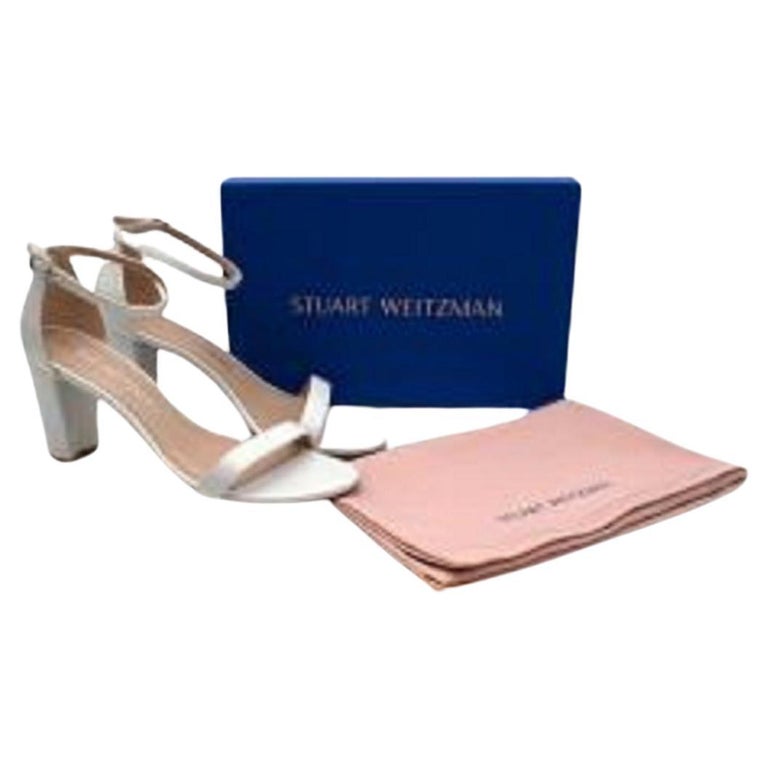 stuart weitzman nearly nude white