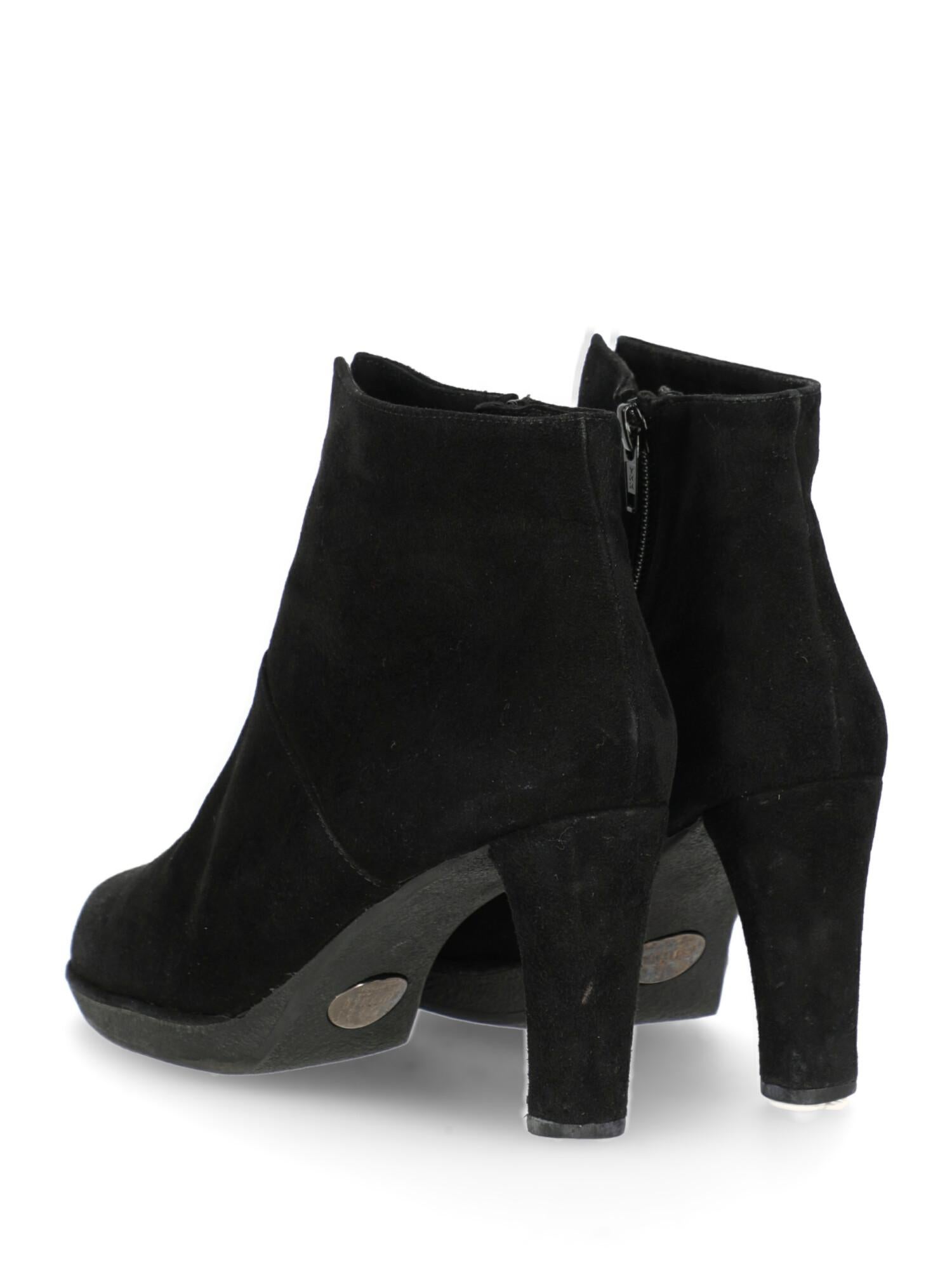 Stuart Weitzman Woman Ankle boots Black EU 35.5 In Fair Condition For Sale In Milan, IT