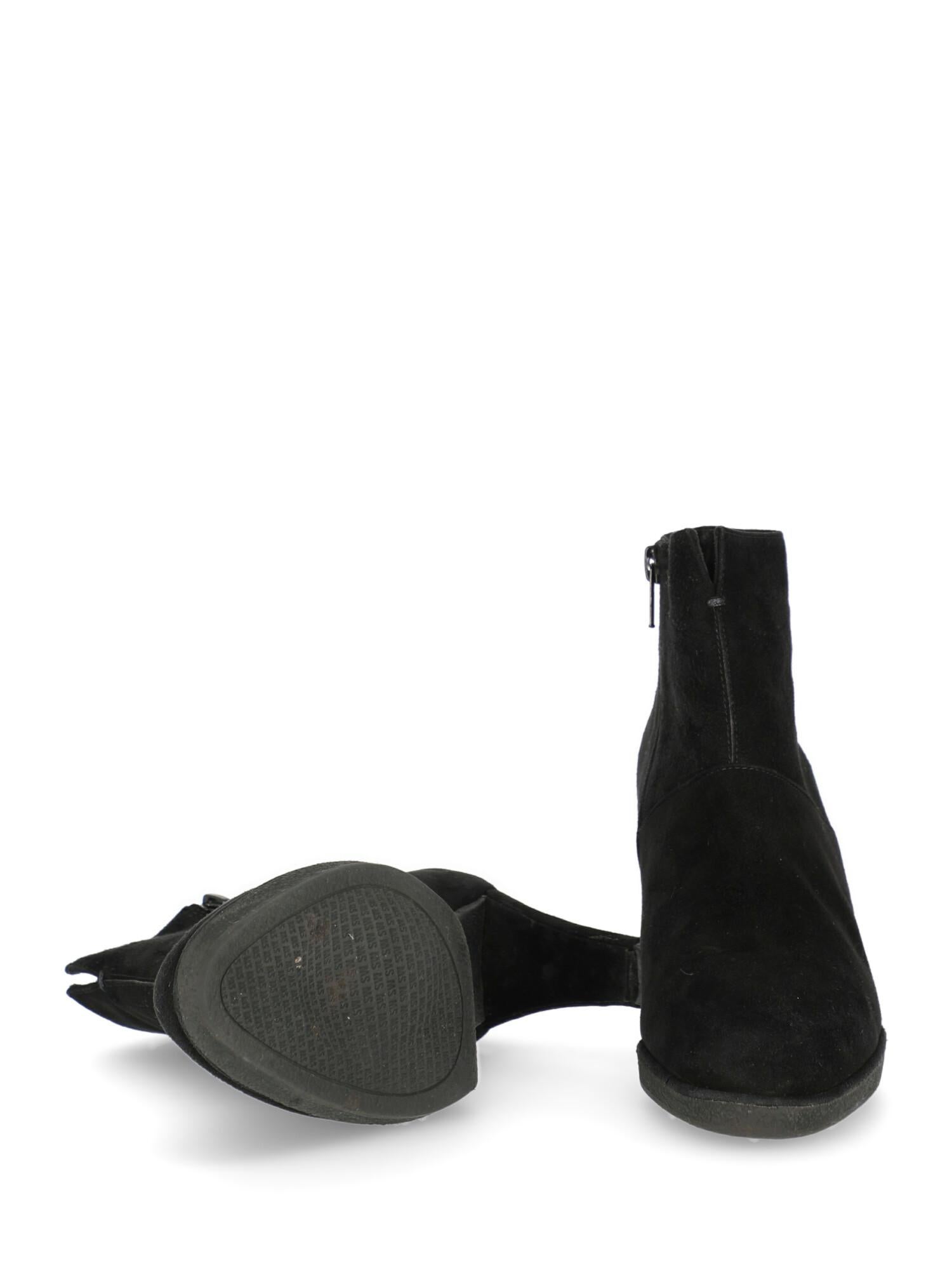 Women's Stuart Weitzman Woman Ankle boots Black EU 35.5 For Sale