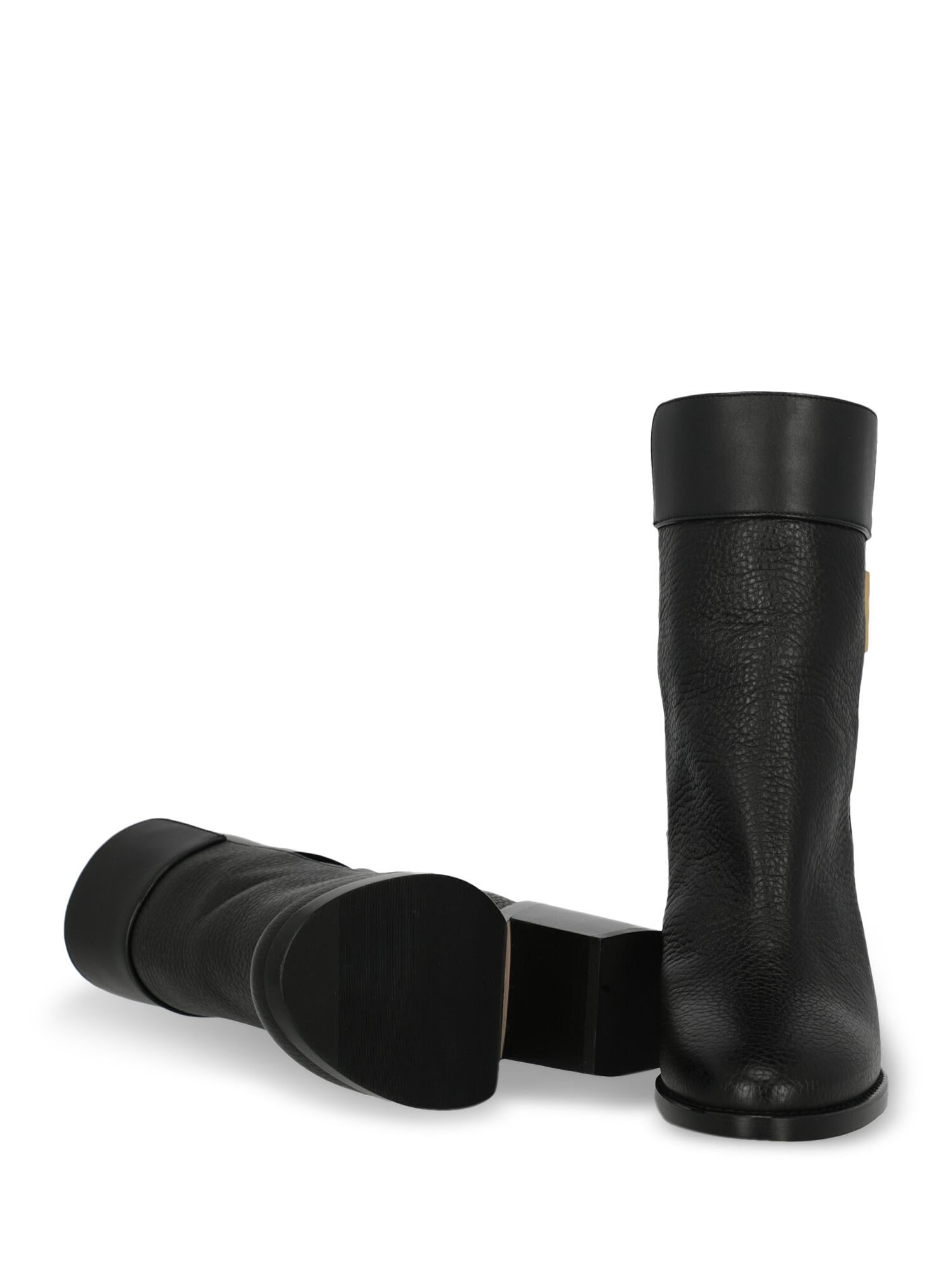 Stuart Weitzman Woman Ankle boots Black Leather IT 36 For Sale 1
