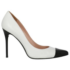 Stuart Weitzman  Women   Pumps  Black, White Leather EU 39