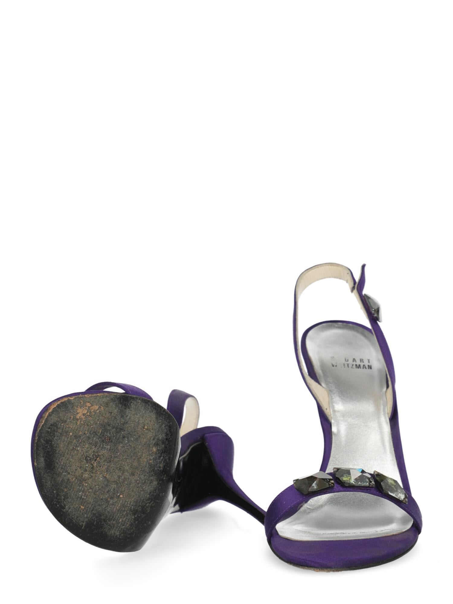 stuart weitzman purple heels