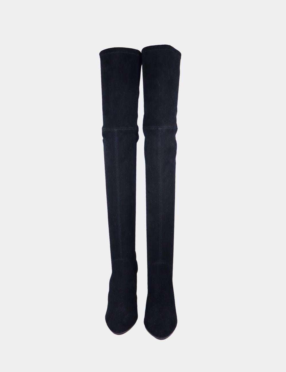 Stuart Weitzman Women's Highland Over-the-Knee Boots Size US 8 In New Condition In Amman, JO