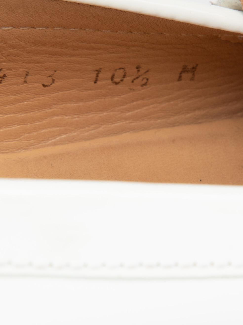 Stuart Weitzman Women's White Tassel Detail Loafers For Sale 3