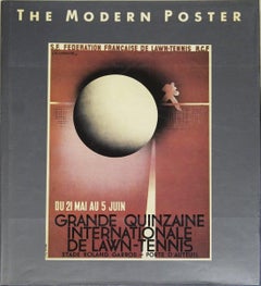 1992 Stuart Wrede 'The Modern Poster' Gray,Red Book