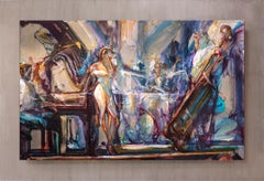 Zen Quartet - Mounted on Metal