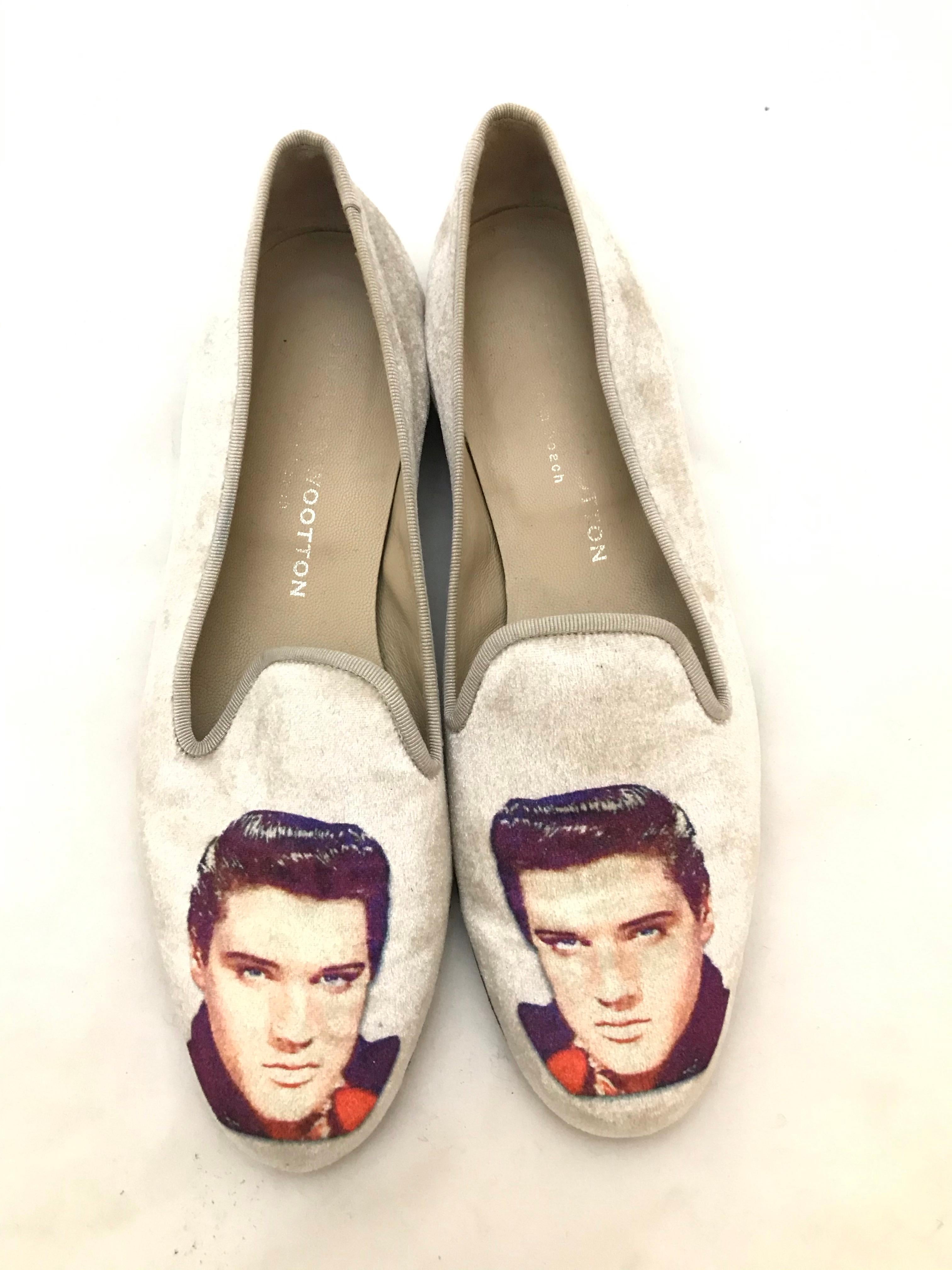 Women's or Men's Stubbs and Wootton Vintage Elvis Slippers For Sale