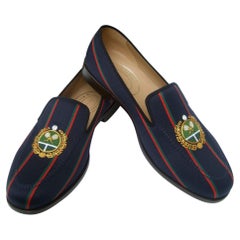Stubbs & Wootton Men's New Tennis Emblem Shoes in Box US Size 10.5 21st c