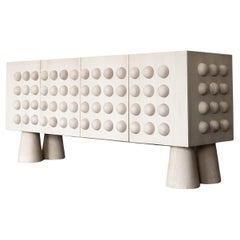 STUD CREDENZA - Bleached White Oak by SHO MODERN