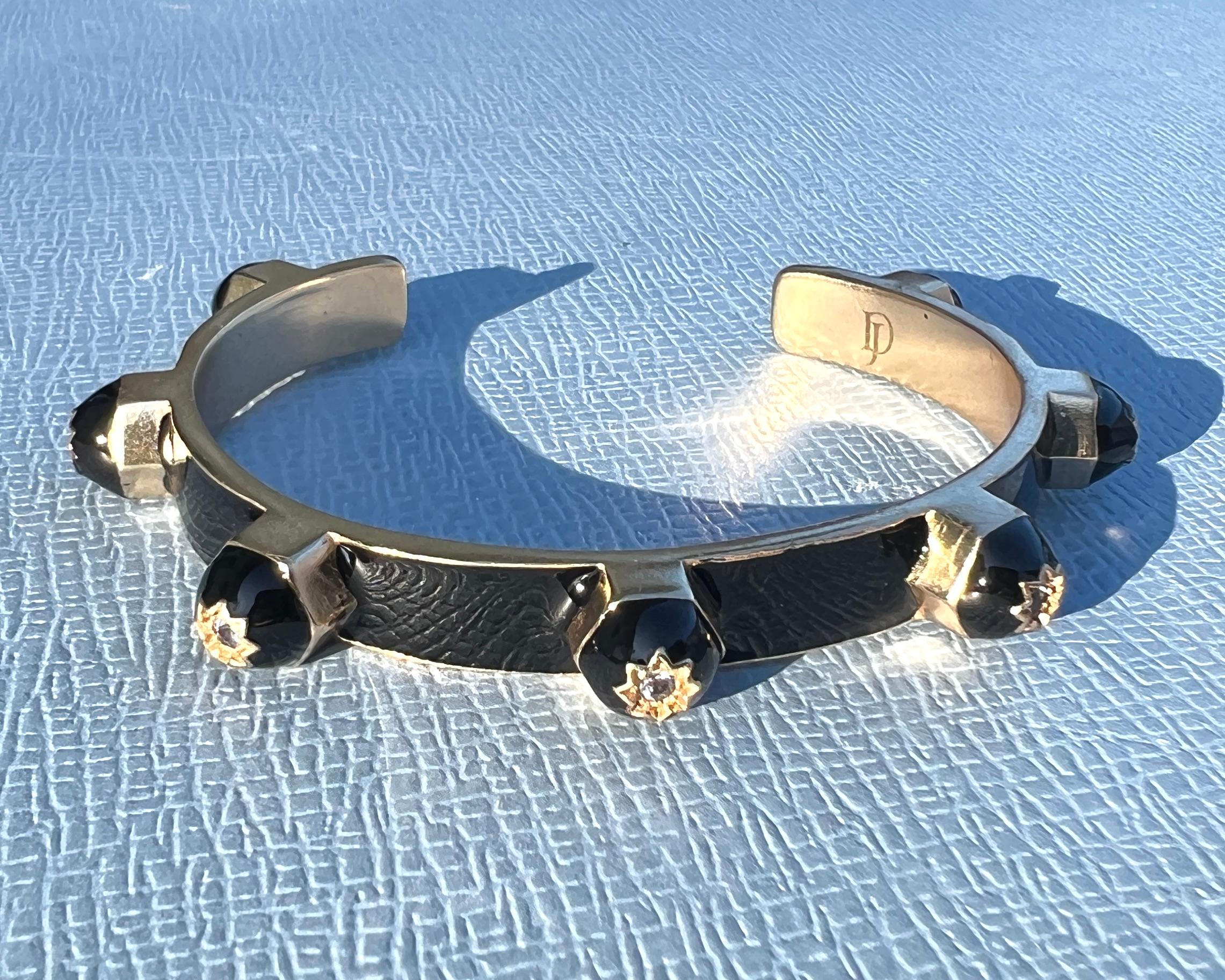 Bracelet manchette en émail Tanzanite Pour femmes en vente