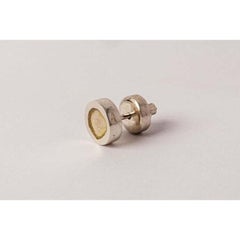 Stud Earring (0.2 CT, Yellow Diamond Slab, PA+YDIA)