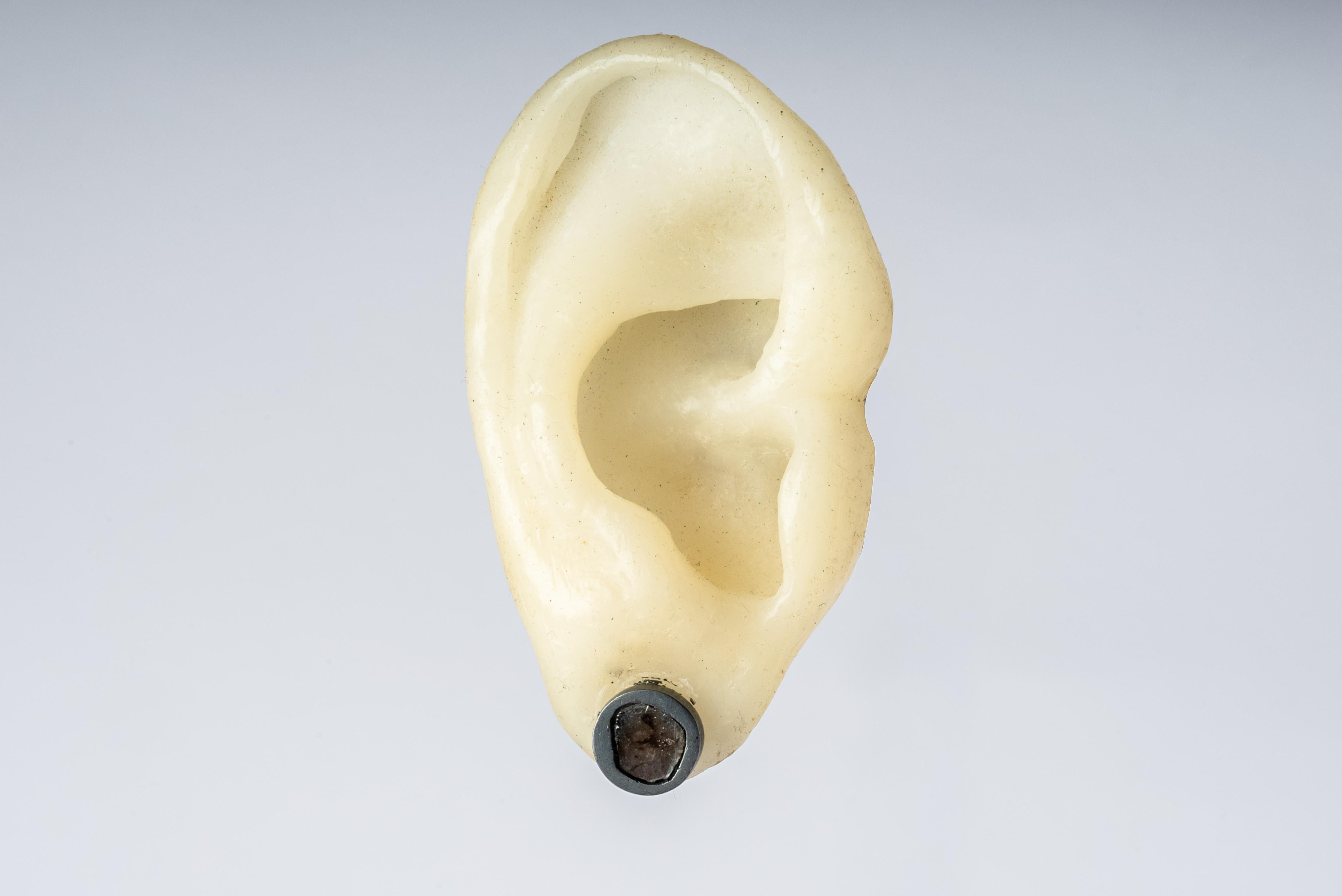 Stud Earring (0.4 CT, Diamond Slab, KA+DIA) For Sale 1