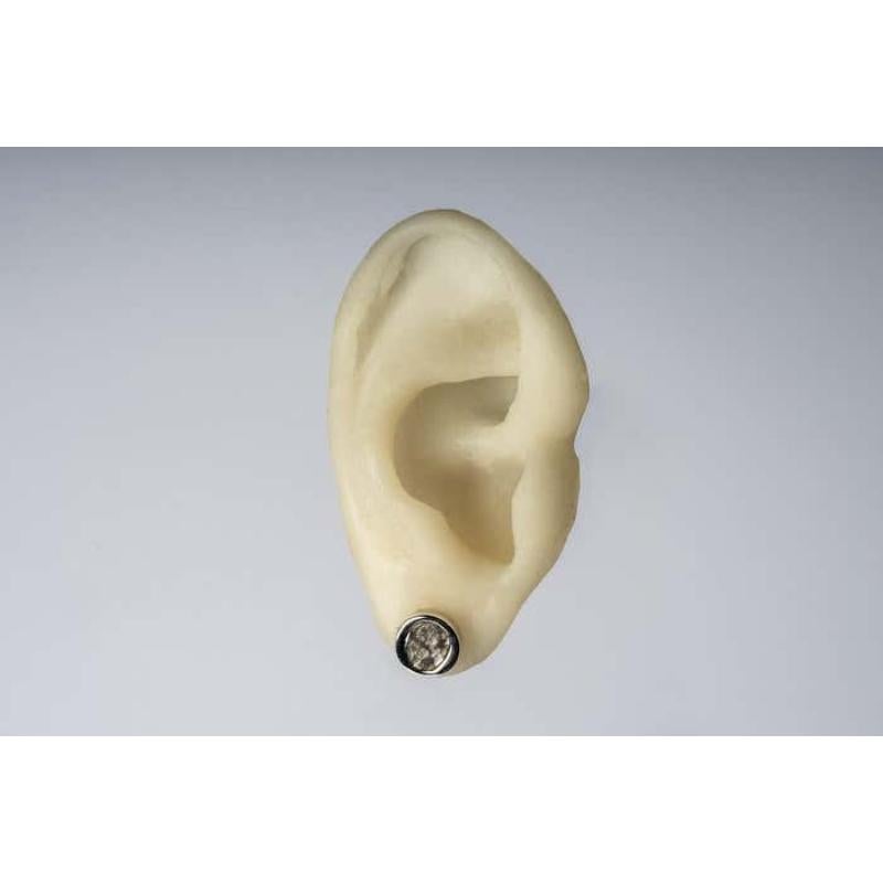 Women's or Men's Stud Earring (0.4 CT, Diamond Slab, PA+DIA) For Sale