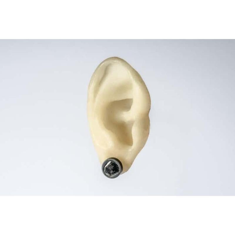 Women's or Men's Stud Earring (0.6 CT, Diamond Slab, KA+DIA) For Sale