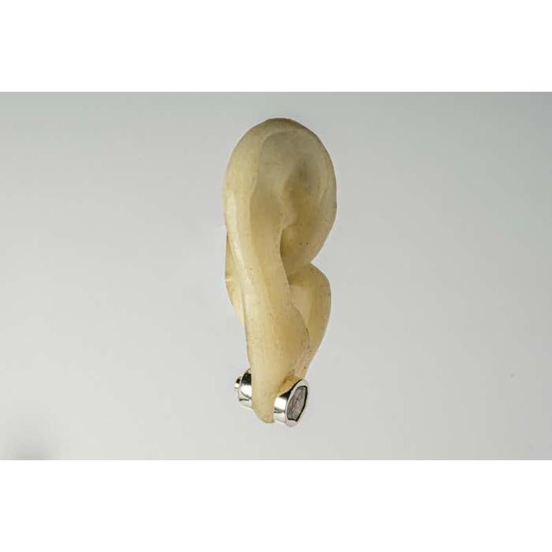 Stud Earring (0.6 CT, Diamond Slab, PA+DIA) For Sale 1
