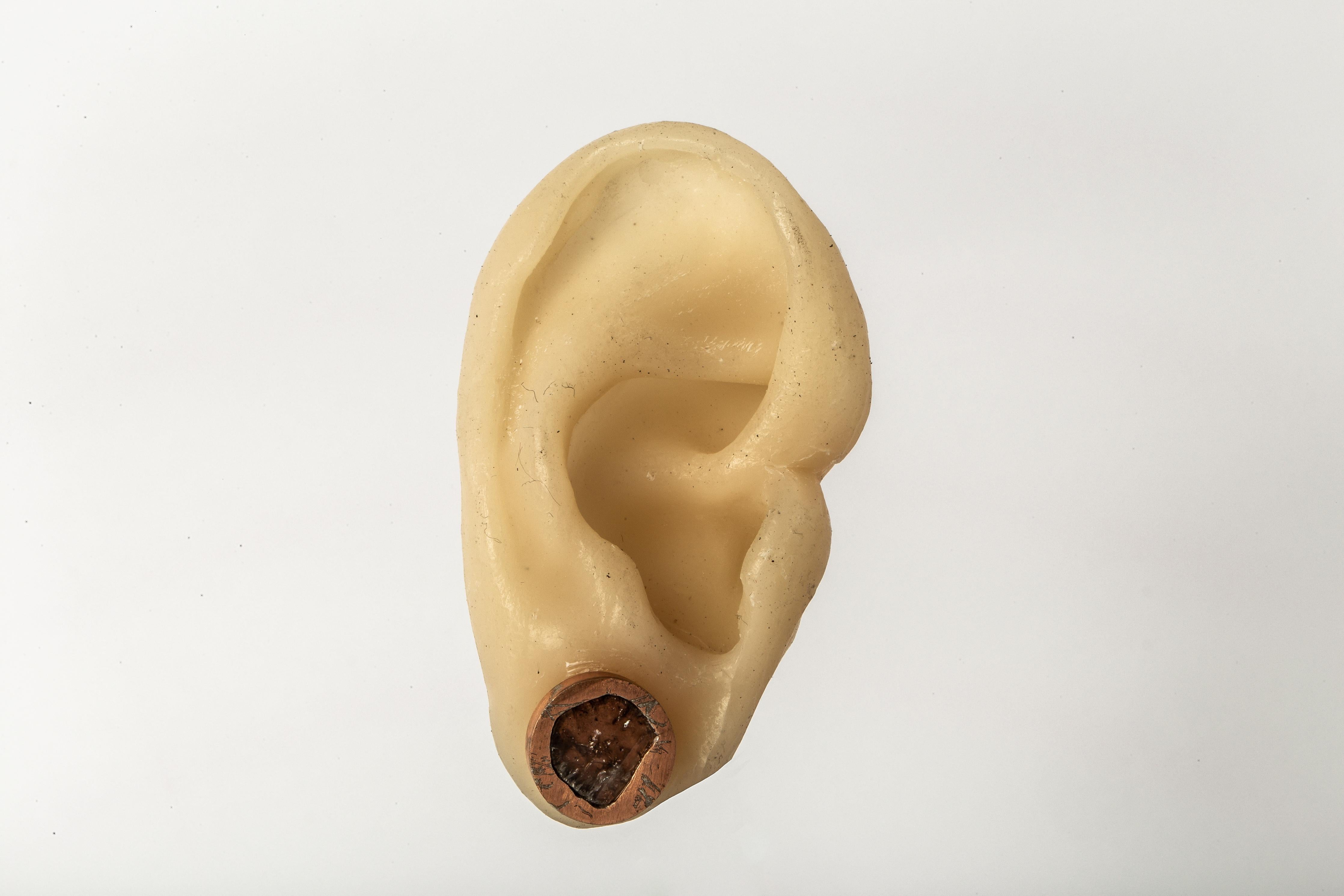 Stud Earring (0.8 CT, Diamond Slab, AMA+DIA) For Sale 2