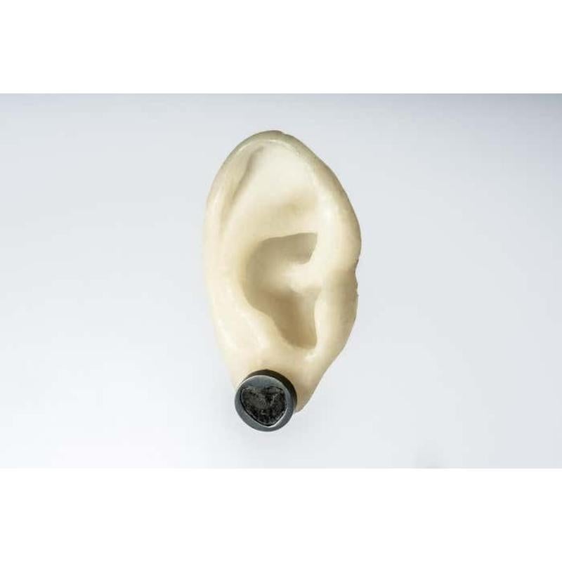 Women's or Men's Stud Earring (0.8 CT, Diamond Slab, KA+DIA) For Sale