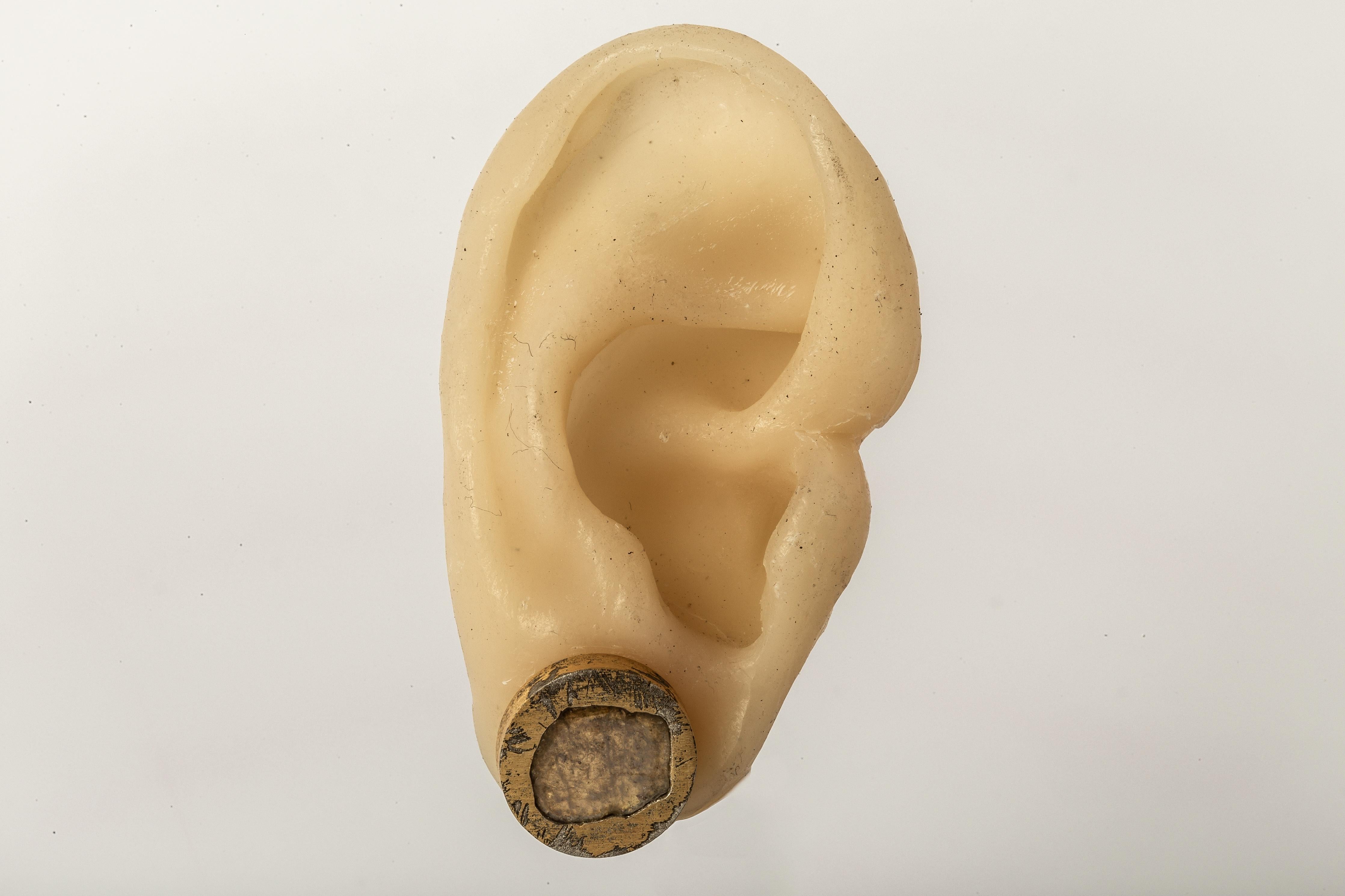 Stud Earring (1.0 CT, Diamond Slab, AGA+DIA) For Sale 1