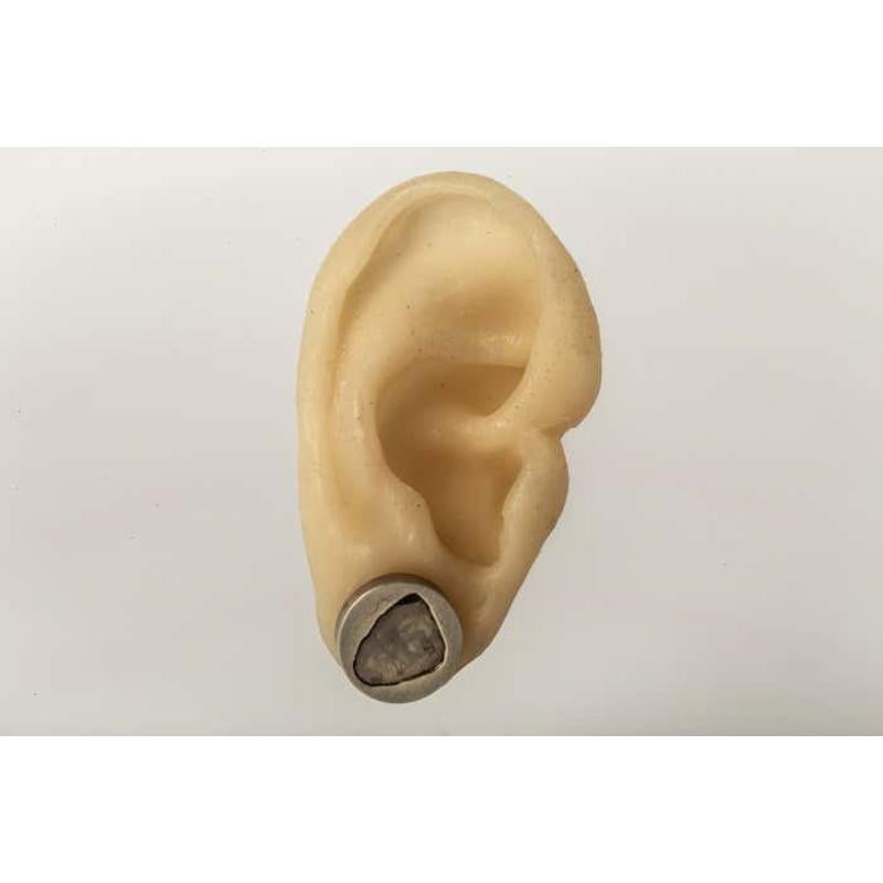 Stud Earring (1.0 CT, Diamond Slab, DA+DIA) For Sale 1